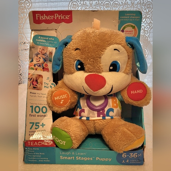 NIB Fisher Price laugh & learn smart stages puppy plush. 🐶 - Picture 4 of 6